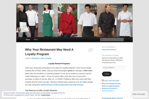 Why Your Restaurant May Need A Loyalty Program  - http://blogfancychefuniforms.wordpress.com
