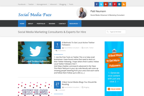 20 Industries Successfully Using Social Media Blogging  - http://socialmediafuze.com