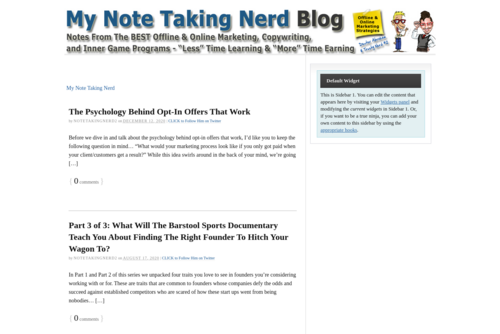 Are People Learning & Succeeding As A Result Of Taking Your Advice? - http://www.mynotetakingnerd.com
