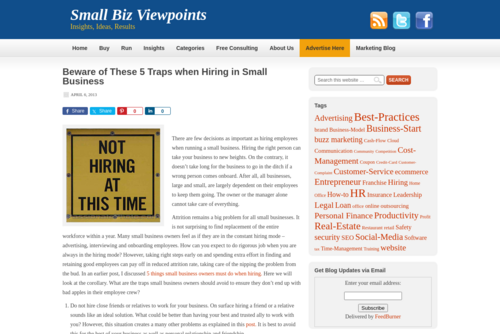 Beware of These 5 Traps when Hiring in Small Business  - www.smallbizviewpoints.com/2013/04/06/beware-of-these-5-traps-when-hiring-in-...