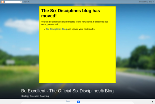 Changing Organizational Behavior - http://sixdisciplines.blogspot.com