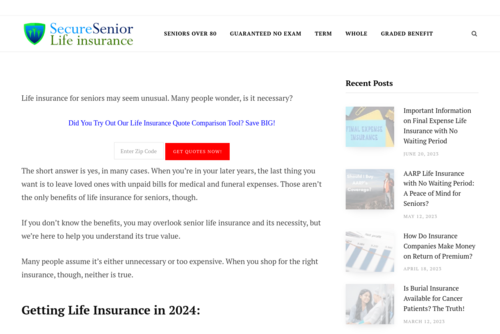 Become Successful Entrepreneur in Life Insurance Industry - http://secureseniorlifeinsurance.com