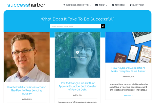 What Entrepreneur Stories Can Teach You - http://www.successharbor.com