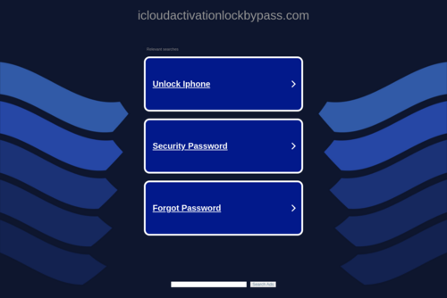 Bypass iCloud Password Screen  - https://icloudactivationlockbypass.com