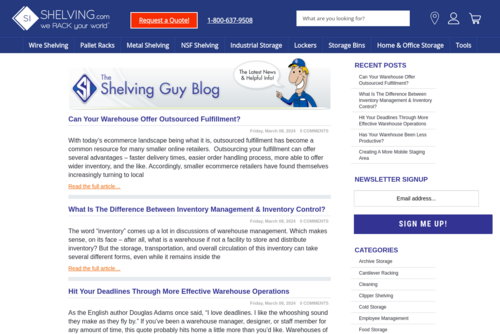 Things To Consider When Starting A Fulfillment Center - The Shelving Blog - http://blog.shelving.com