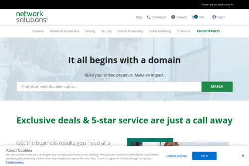 It’s All in a Name: How to Start Your Business with the Best Possible Domain - https://www.networksolutions.com
