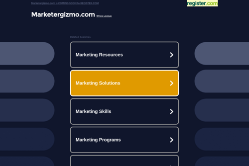 How to be Productive Marketer  - http://www.marketergizmo.com