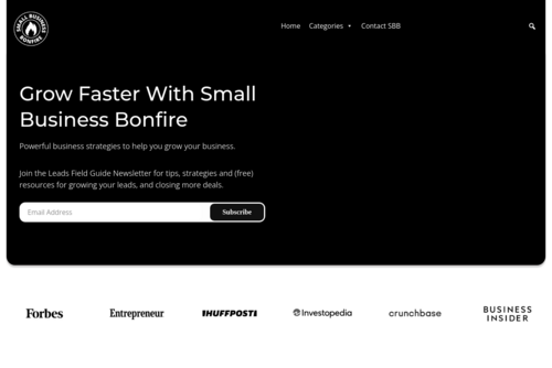 Small Business Owner Resume Template - Small Business Bonfire - http://smallbizbonfire.com