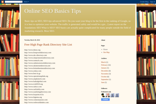Online SEO Basics Tips: White hat SEO - http://onlineseobasicstips.blogspot.com