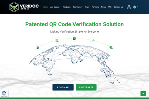 Blockchain based ID verification Solutions  - https://www.veridocglobal.com