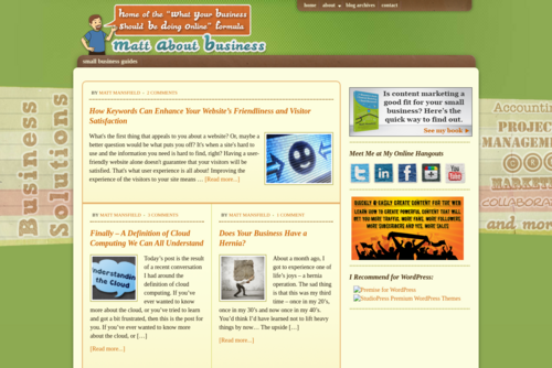 The "Content Curation Tools" Edition  - http://www.mattaboutbusiness.com