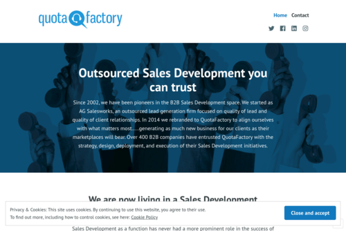5 Tactics To Keep Your Sales Development Team Engaged - http://www.quotafactory.com