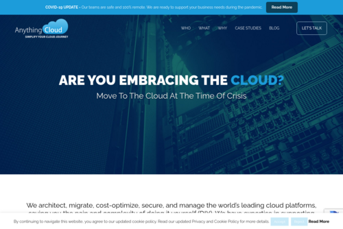 Cloud Optimization - What can you do to ensure that you maximize your cloud usage efficiency? - http://www.anythingcloud.com