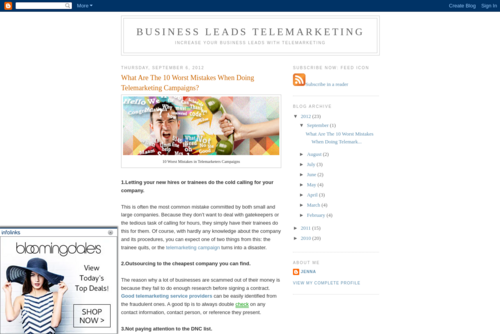 Attain More Carpet Cleaning Leads by Outsourcing to Professional Telemarketers - http://business-leads-telemarketing.blogspot.com