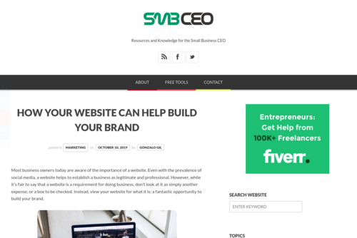 How Your Website Can Help Build Your Brand  - www.smbceo.com/2019/10/10/how-your-website-can-help-build-your-brand/