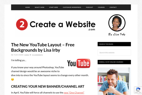New YouTube Layout Tutorial: Help for Non-Techy - blog.2createawebsite.com/2013/03/18/new-youtube-channel-layout-2013/