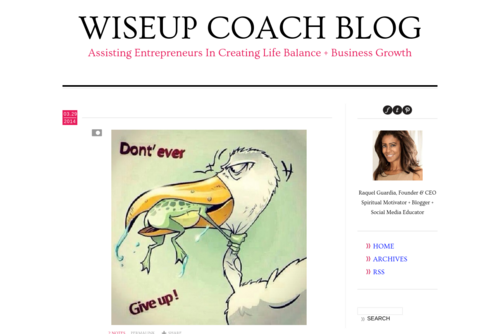 Why Blogs Are Better Than Content-Sites  - http://wiseupcoach.tumblr.com